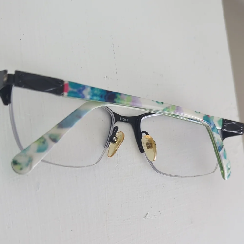 Black and Green Eyeglasses